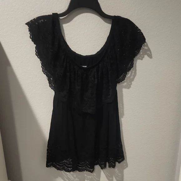 Torrid Black Lace Blouse - Picture 1 of 2